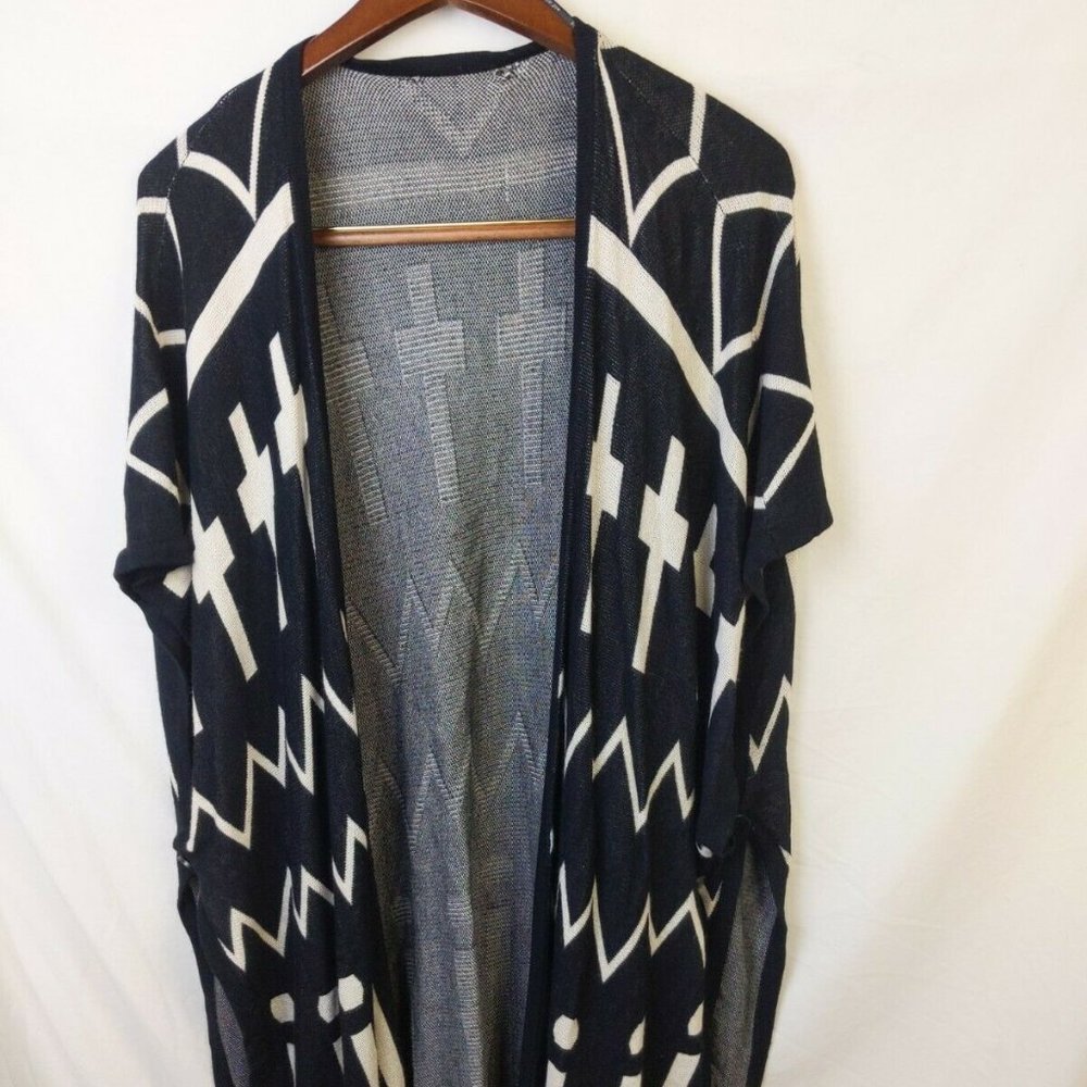 Tight Knit Open Front Cardigan Shawl